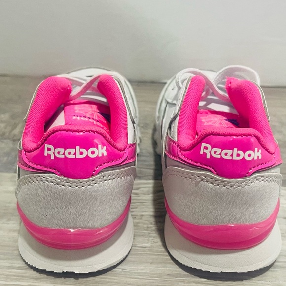 Reebok Classic Leather Pink and White Infants Light-Up  (Size: 5 and 6.5) - Picture 11 of 11